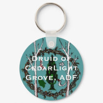Teal sigil with CLG text keychains
