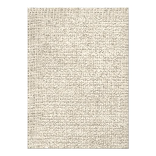 Teal Silver Country Burlap Bridal Shower Invites