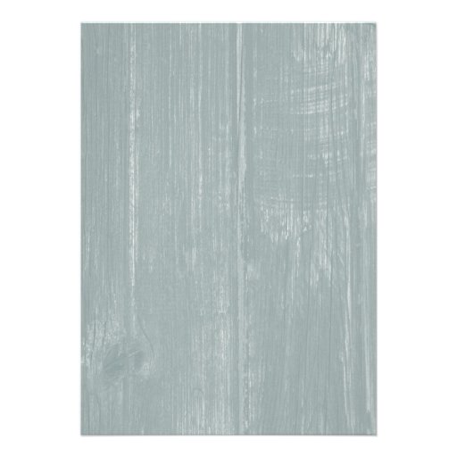 Teal Silver Rustic Floral Bridal Shower Invitation