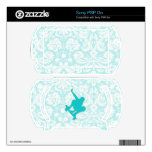 Teal Skateboarding Skin For The Sony PSP Go