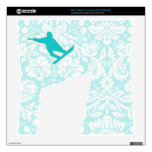 Teal Snowboarding Xbox 360 S Console Skins