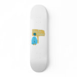 Teal stop air pollution skate board decks