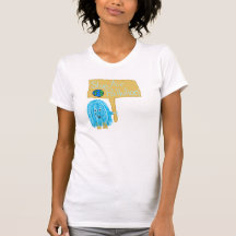 Teal stop air pollution t-shirt