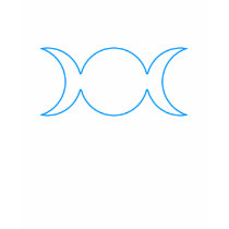 Teal Triple Goddess Outline t-shirts by triplegoddess Teal Triple Goddess Outline t-shirts