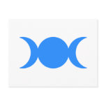 Teal Triple Goddess Postcards