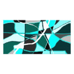 TEAL & TURQUIOS CUSTOM PHOTO CARD