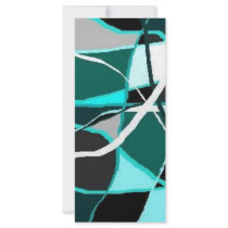 TEAL & TURQUIOS rack cards