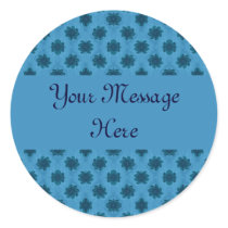 Teal Turquoise Floral Pattern stickers by DonnaGraysonAbstract Teal Turquoise Floral Pattern stickers