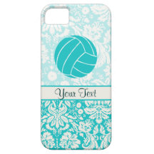 Teal Volleyball iPhone 5 Case