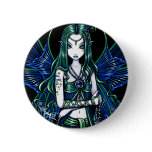 Teal "Zoe" Celestial Fairy Fantasy buttons