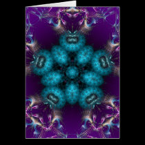 Tealtagon Fractal Card by webgrrl Tealtagon Fractal Card