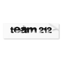 team 212 bumper sticker
