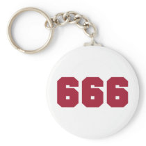 Team 666 key chain