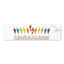 Team A Bunch of A.S. Kickers! Bumper Sticker