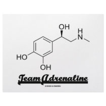 Team Adrenaline (Chemical Molecule Humor) Customized Letterhead
