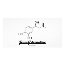 Team Adrenaline (Chemical Molecule Humor) photo cards
