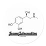 Team Adrenaline (Chemical Molecule Humor) Stickers