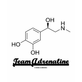 Team Adrenaline (Chemical Molecule Humor) shirt