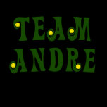 TEAM ANDRE with Tennis Details Tshirts