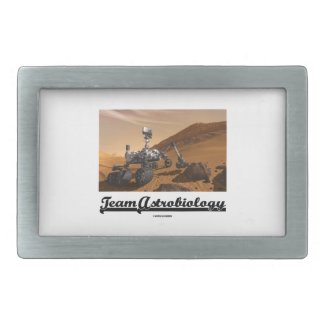 Team Astrobiology (Curiosity Rover Mars Explore) Belt Buckles