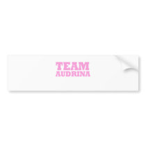 Team Audrina Bumper Sticker