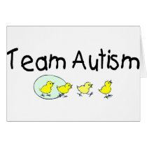 Team Autism (Chicks) Greeting Cards