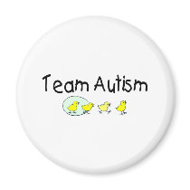 Team Autism (Chicks) Refrigerator Magnets