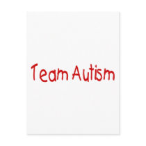Team Autism (Red) Postcards