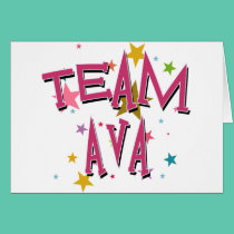 TEAM AVA Customizable cards