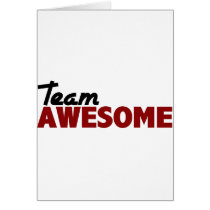 Team Awesome Greeting Cards