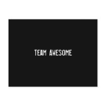 Team Awesome Postcards