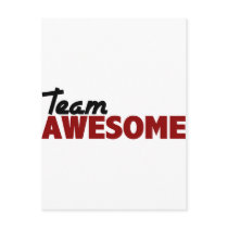 Team Awesome Postcard