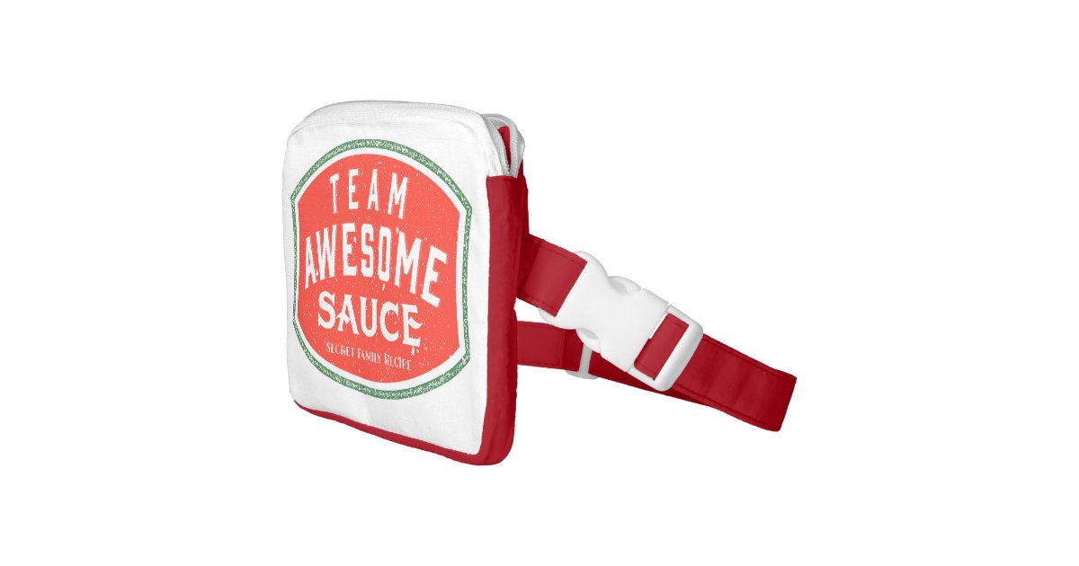 Team Awesome Sauce fanny pack Zazzle