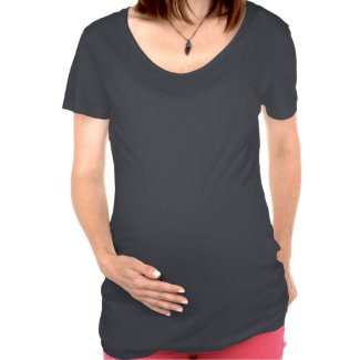 Team Baby Boy | Women's Blue Gray Maternity Shirt