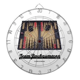 Team Backgammon (Backgammon Board) Dartboard With Darts