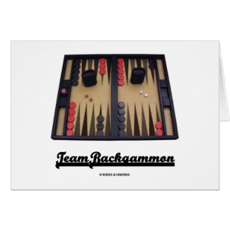 Team Backgammon Card