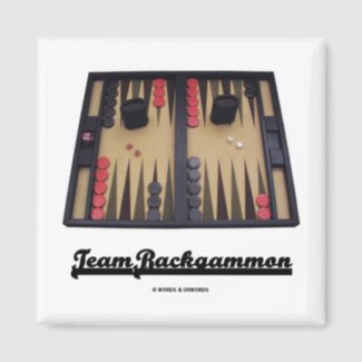 Team Backgammon Fridge Magnet