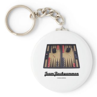 Team Backgammon Key Chains