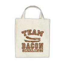 TEAM BACON is SIZZLING Tshirts, Mugs, Gifts Tote Bag