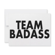 Team Badass Custom Invites
