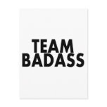 Team Badass Post Card