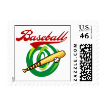 Team Baseball T-shirts and Gifts Postage Stamps