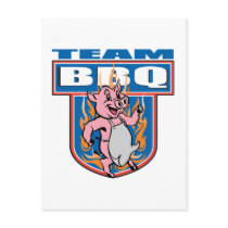 Team BBQ Pork Post Card