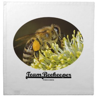 Team Beekeeper (Bee On Yellow Flower) Napkins
