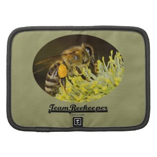 Team Beekeeper (Bee On Yellow Flower) Folio Planners