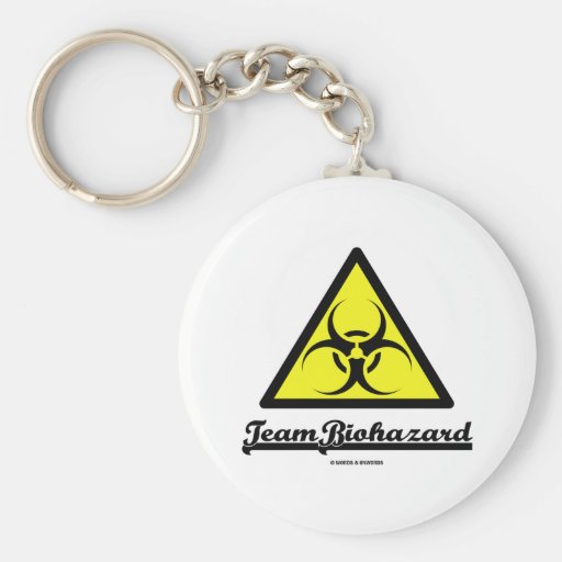 Team Biohazard (Biohazard Warning Sign) Key Chains