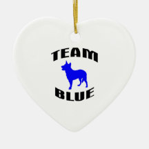 Team Blue Ornaments