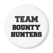 Team Bounty Hunters Refrigerator Magnets