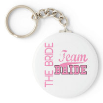 Team Bride 1 BRIDE keychains