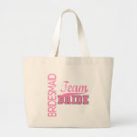 Team Bride 1 BRIDESMAID Canvas Bag